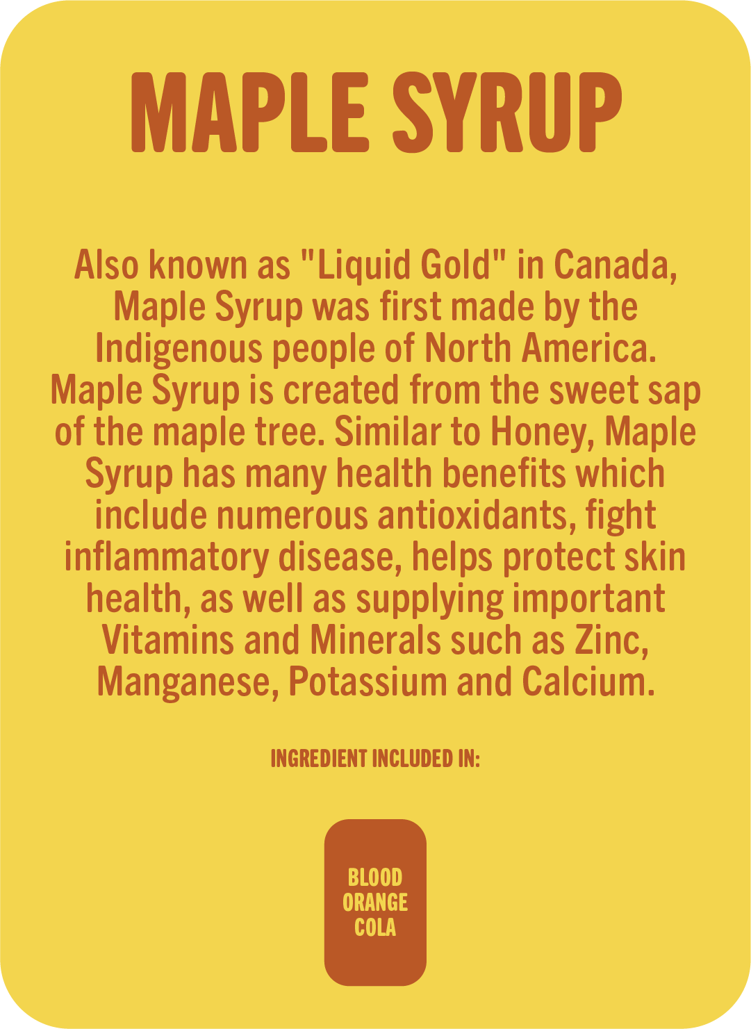 Maple Syrup