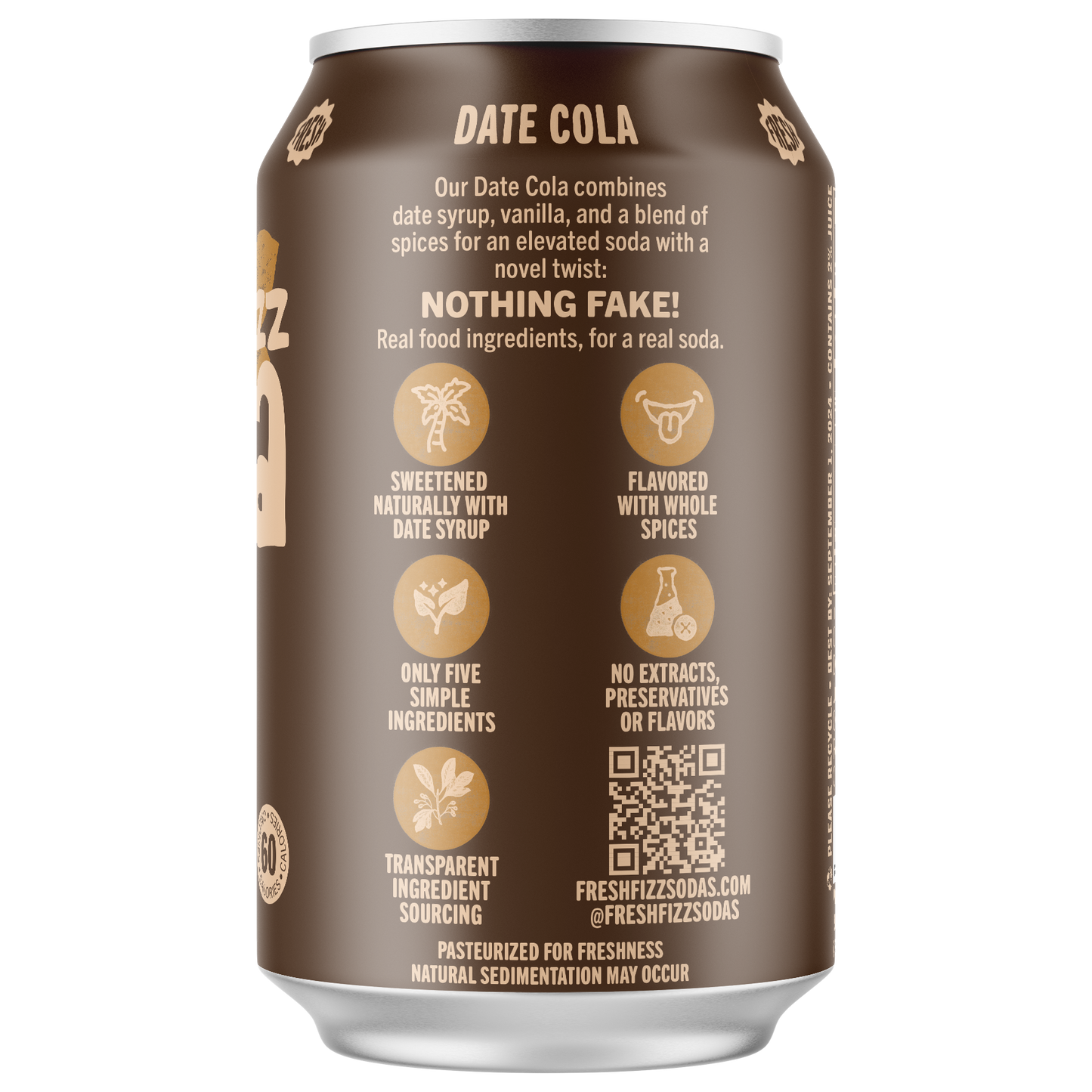 Dented or Ugly cans - Date Cola (12-Pack)