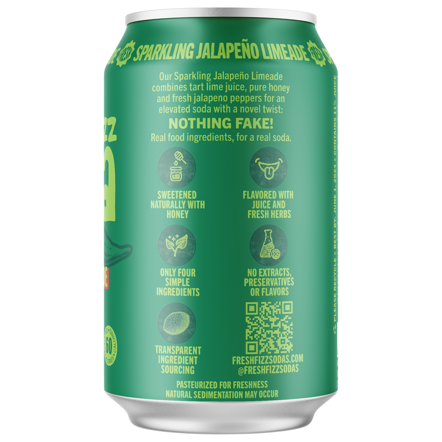 Sparkling Jalapeño Limeade (12-Pack)