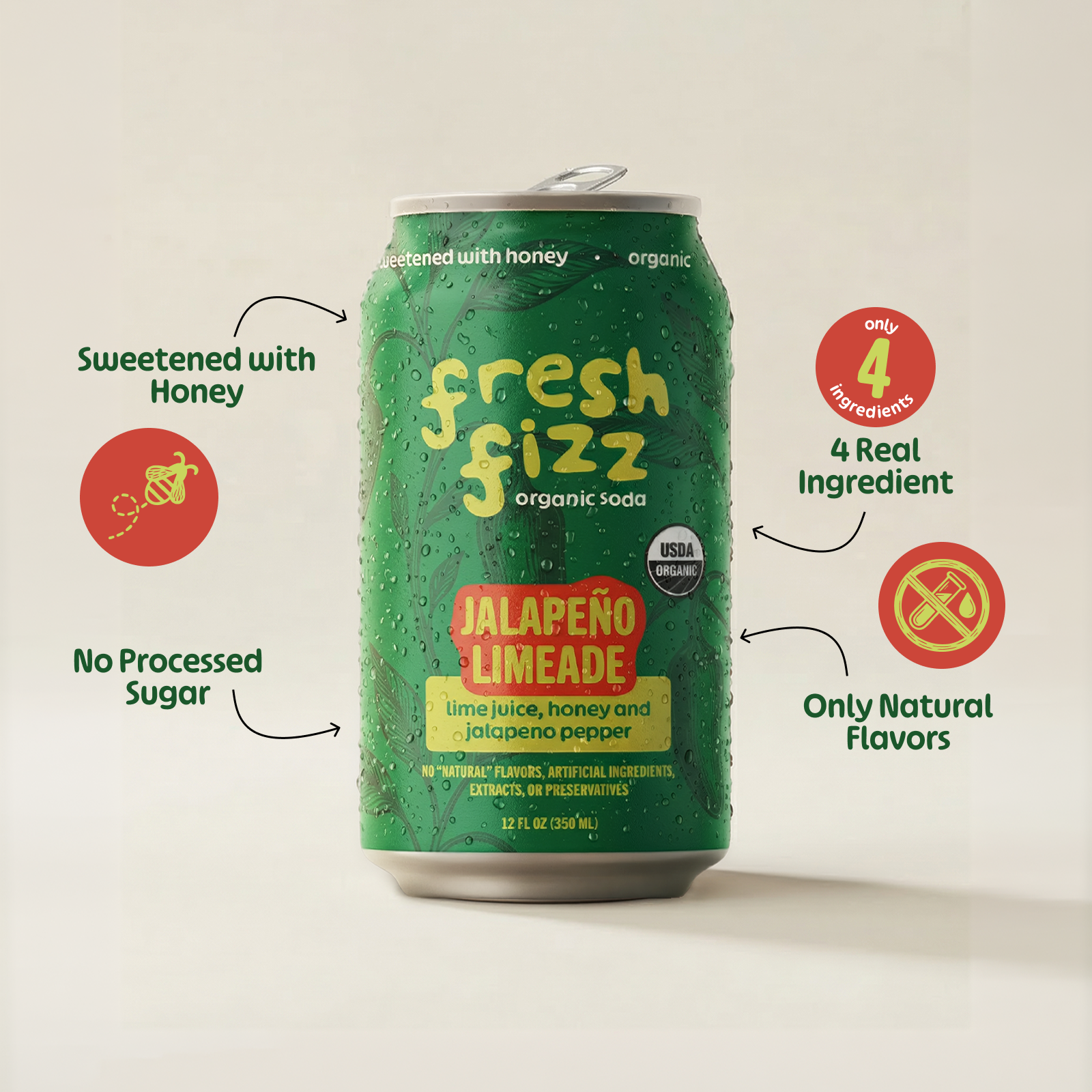Sparkling Jalapeño Limeade (12-Pack) – Fresh Fizz Sodas