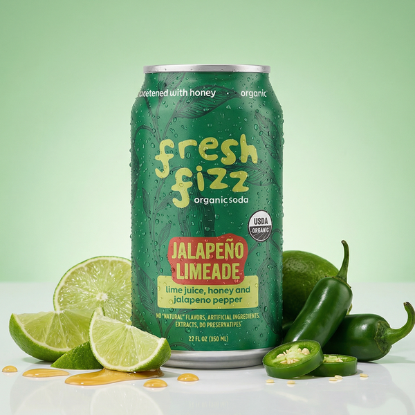 Sparkling Jalapeño Limeade (12-Pack) – Fresh Fizz Sodas
