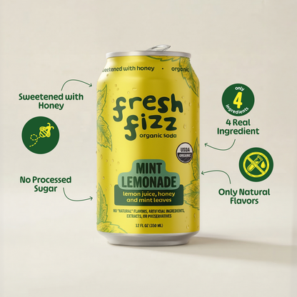 Sparkling Mint Lemonade (12-Pack)