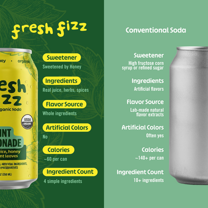 Sparkling Mint Lemonade (12-Pack)