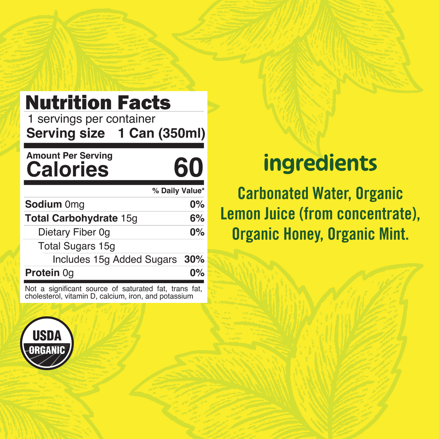 Sparkling Mint Lemonade (12-Pack)