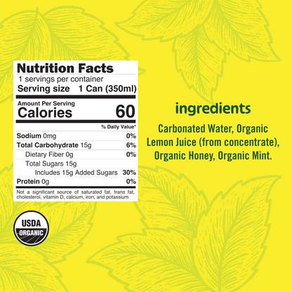 Sparkling Mint Lemonade (12-Pack)