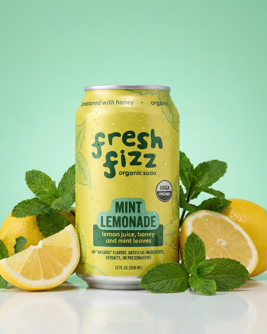 Sparkling Mint Lemonade (12-Pack)